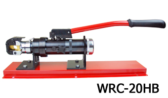 Hydraulic wire rope cutter bench mounted type